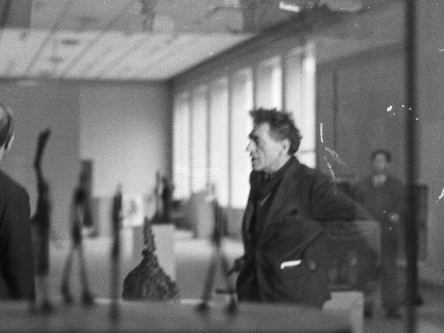 Alberto Giacometti im Kunsthaus Zürich, 1962
