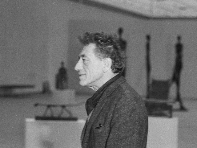 Alberto Giacometti im Kunsthaus Zürich, 1962 (2)
