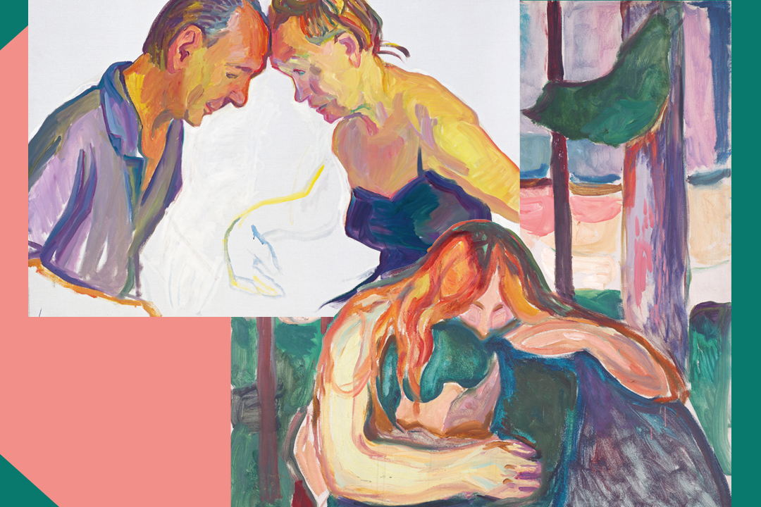 Maria Lassnig und Edvard Munch
