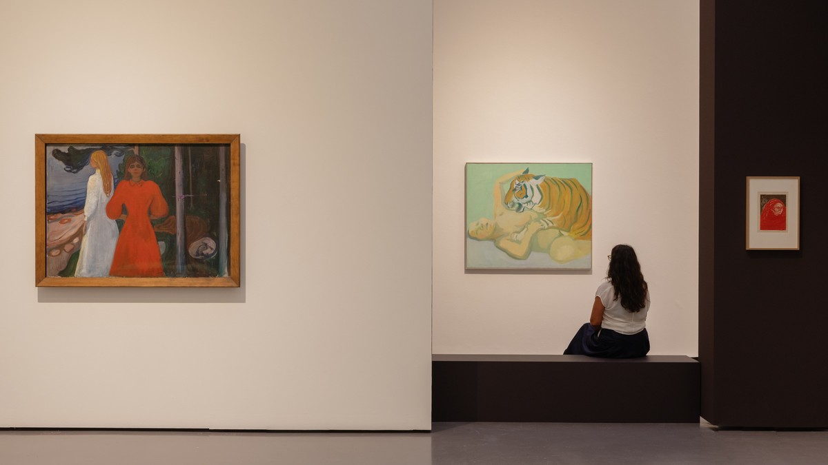 lassnig-munch-exhibition-view